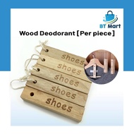 BT Mart Pewangi Semula Jadi Cedar Wood Camphor Moth Deodorant Block Natural Pest Control For Shoes A