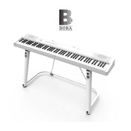Digital Foldable Piano - Bora BX40 - White, Bluetooth, MIDI, 88 pressure-sensitive keys