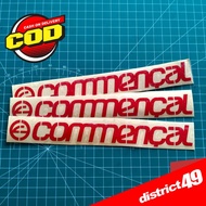 Cutting sticker - Commencal cutting sticker - Commencal MTB sticker