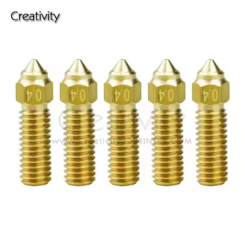 High Speed 0.4 0.6 0.8mm Volcano Nozzles Kit for K1, K1 Max,Ender 3 V3 KE, CR-10 SE, CR-M4 Sidewinde