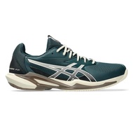 Asics รองเท้าเทนนิสผู้ชาย Solution Speed FF 3 | Saxon Green/Birch ( 1041A438-300 )