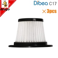 3pcs Replacement Hepa Filter For Dibea C17 Cordless Stick Vacuum Cleaner HAPP1066