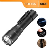 SOFIRN SK31 Tactical Flashlight 6800 Lumens Rechargeable LED Torch 395m Long Throw Dual Mode Tactica