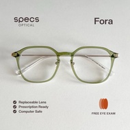 SPECS OPTICAL | FORA ~ A cute chunky square frame
