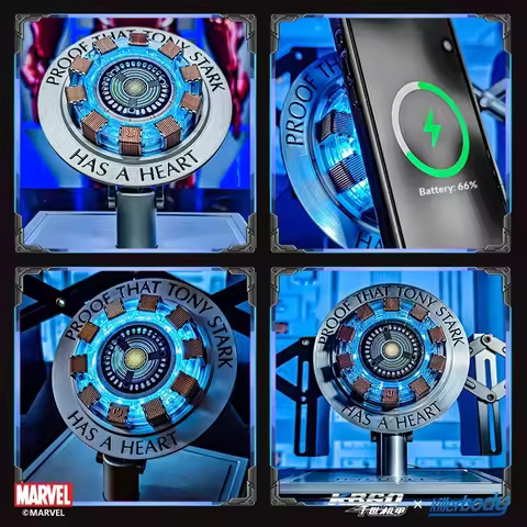 Killerbody Official Licensed Iron Man Arc Reactor Alloy Base 15W Wireless Magnetic Charger Collectib