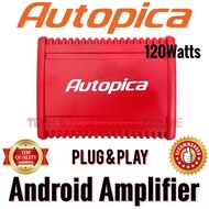 [Plug and Play] 120W Power Amplifier for Car Android Player Sound Boost DSP Speaker 4 channel Amp 4Ω