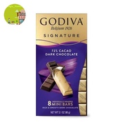 Godiva Signature 72% Cacao Dark Chocolate 8 Mini Bar 90gr