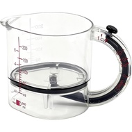 4-in-1 Adjustable Measuring Cup, Multi Measurings Cube Cups for Cooking and Baking with Oz/Ml Dual M