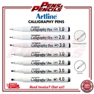 Artline Khat Jawi Drawing Painting Drafting Illustrating Graphic Calligraphy Pen Flat Chisel Nib (1p