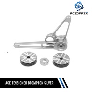 Ace Tensioner For Bromp**** CNC Silver Color Aceoffix