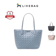 Likebag authentic women's hand-held /shoulder bag with wallet made of polyurethane woven fabric bz88