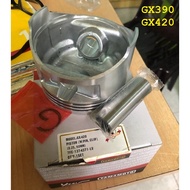 Piston, Piston ring, carburetor, handle, shock absorber, air cover, spark plug, valve, Honda 16HP GX