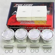 WILSON Engineering 4G93T GSR Turbo 82mm 82.5mm Mitsubishi Low Comp forged piston kit