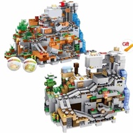 Hot Toy My World Set The Mine Village Mountain Cave Animal Building