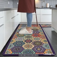 Diatom Mud Kitchen Floor Mat Household Long Strip Absorb Water Oil Anti-slip Foot Mat Easy to Clean 