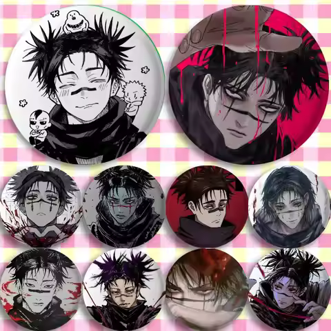 Choso Anime Jujutsu Kaisen Laser Round Badge Exquisite Spot Goods
