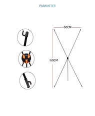 Durable X Banner Stand Heavy Duty 2 feet x 5 feet Tarpaulin Tarp Stand