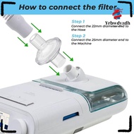 YRBWDYZDH 2pcs CPAP Tube, In-line Universal CPAP Filter, Disposable 22mm CPAP|for Resmed