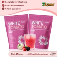 【2 Pek】7Lume White Tomato Glutathione Support Beauty Drink with Acai Berry & 7Berries 5600mg White T