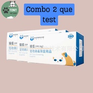 Quick test for leukopenia in cats (FPS test), combo of 2 strips