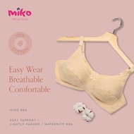 Miko Cotton Maternity Bra CM3 - (Buy 2 Get 1 For Free) / Nursing Bra/ Soft Support/ Lightly Padded/ 