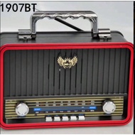 KEMAI Vintage Classic Old Style New Technology Bluetooth FM Radio MODEL 1907BT