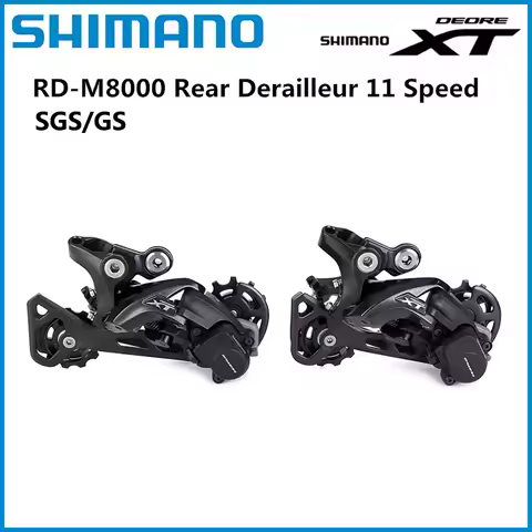 Shimano DEORE XT RD-M8000 Rear Derailleur SGS GS Cage 11-Speed Compatible with 22/33-Speed MTB Mount