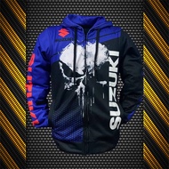 เสื้อฮู้ดการ์ดลาย moto gp สำหรับขับขี่มอเตอร์ไซค์ พร้อมการ์ด ป้องกัน 5 จุด