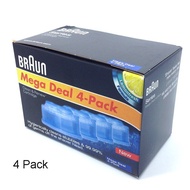 Braun CCR4 Cleaning Cartridge-4 Pack Clean Renew Refill  390CC 570CC 760CC 790CC