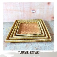 Square Tambir 25X25 30X30 35X35 40X40 45X45 Bamboo Tampah Box Tebok Box