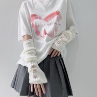 y2k y2k Accessories y2k Sleeve y2k Gloves y3k Asian Culture Fine Flashing Star y2k Five-Pointed Knit