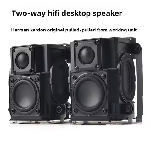 New Stock Danish B&O Style 2-Way HiFi Passive Desktop Speaker, Compatible with Harman, for Home Offi