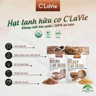 C'LaVie organic yellow flax seeds, brown flax seeds 200g, super food, rich in vitamins and minerals