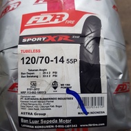 FDR SPORT XR EVO 120/70-14 OUTER TIRES FDR TUBELESS TIRES