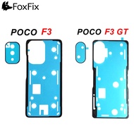 2Sets Back Cover Adhesive For Xiaomi Poco F2 Pro F3 GT Battery Door  Sticker Rear Camera Repair Tape