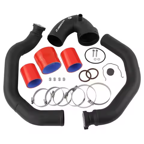 Intercooler Pipe Upgrade Charge Boost 2.25" Kit For BMW 2014+ M3 M4 F80 F82 F83 S55 Engine 3.0L Twin