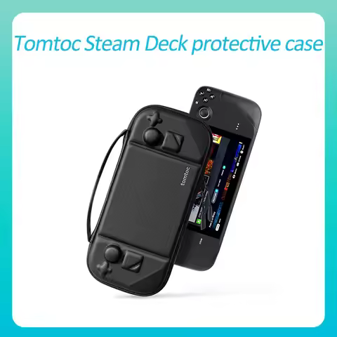 Tomtoc Steam Deck Carrying Case - Protective Travel Storage Bag for Steam Deck/OLED with Joystick Pr