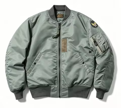 100 Pieces On Sale Replica 1955 USAF MA-1 Bomber Jacket for Men, Classic 50s Military Pilot Flight C