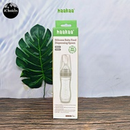 [Haakaa] Silicone Baby Food Dispensing Spoon 4m+ Grey 1 pack Feeding