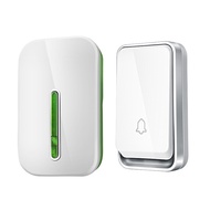 Waterproof Wireless Doorbell Smart Ring Bell Home Self-Powered No Battery Required Cordless EU Plug