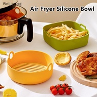 Weijiao Silicone Air Fryers Oven Baking Tray Pizza Fried Chicken Airfryer Easy To Clean Basket Reusable Airfryer Pan Liner Accessories SG