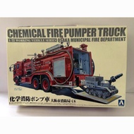 【拼裝模型_民用】1/72 青島社 AOSHIMA 化學消防車 大阪市消防局 C6