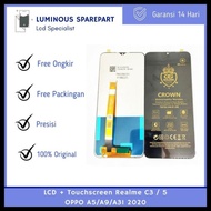 Termurah Lcd + Touchscreen Realme 5/5I/5S/C3/Oppo A5/A9/A31 2020 Ori