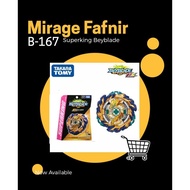 B167 Mirage Fafnir Nothing 2S Superking Beyblade Takara Tomy