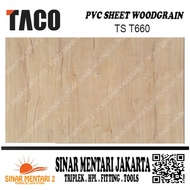 TACO SHEET PVC WOODGRAIN TS T660