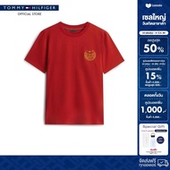 Tommy Hilfiger เสื้อยืด ผู้ชาย รุ่น MW0MW42019 XMP - สีแดง ทรง Regular