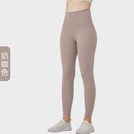 สต๊อกพร้อมส่ง) Womens Yoga Leggings High Waist Butt Lift Pants Seamless Athletic Leggings Shapewear 