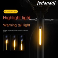 EDANAD Led Bike Tail Light, Bicycle Accessories Ultra Bright Bike Light, Durable Chargeable Night Riding Lights Running Water Pilot Lights Bicycle