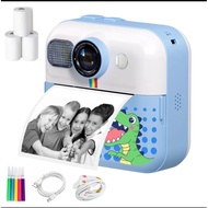 CW-SHOP(P5)*พร้อมส่งในไทย*Print Camera P5 กล้องถ่ายรูป ถ่ายวีดีโอ ลายแพนด้ายูนิคอร์น ปริ้นภาพ ได้เลย