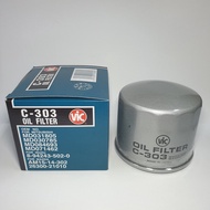 Vic Oil Filter C-303 L300 gas/montero gas/pajerogas/hyundai excel (C303)